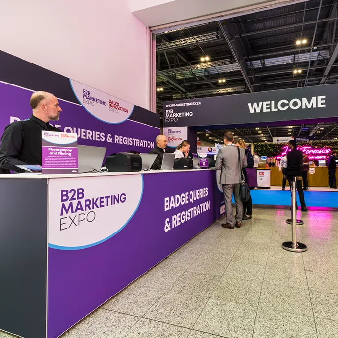 Full show features and welcome desk builder