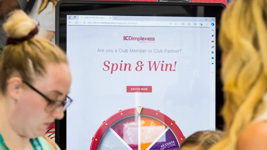 Exhibition Stand Game - Spin the Wheel