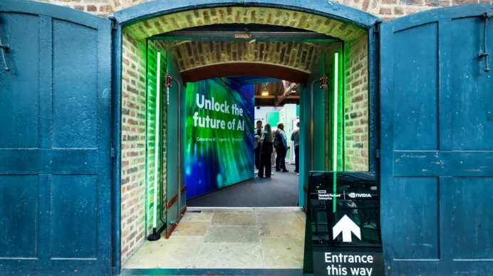 HPE AI Summit London entrance