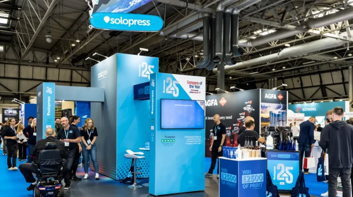 Farnborough situated stand builder