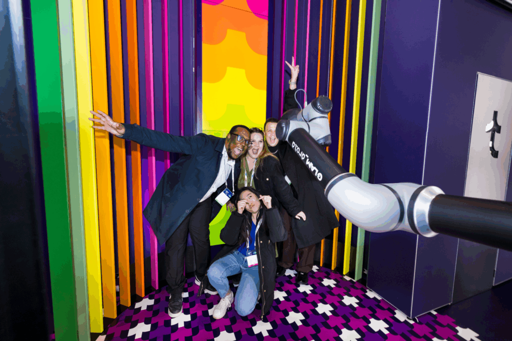 An example of a positive brand experience - photo booth