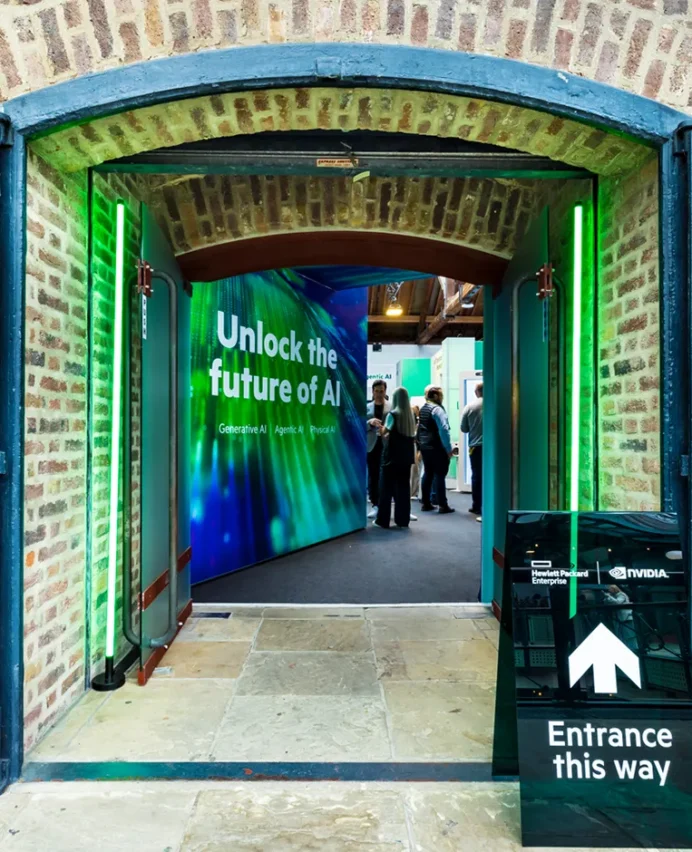 Example of Experiential Marketing - HPE at the London AI Summit