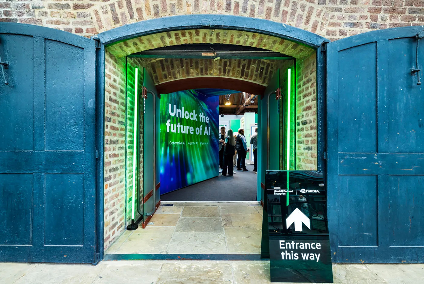 Example of Experiential Marketing - HPE at the London AI Summit
