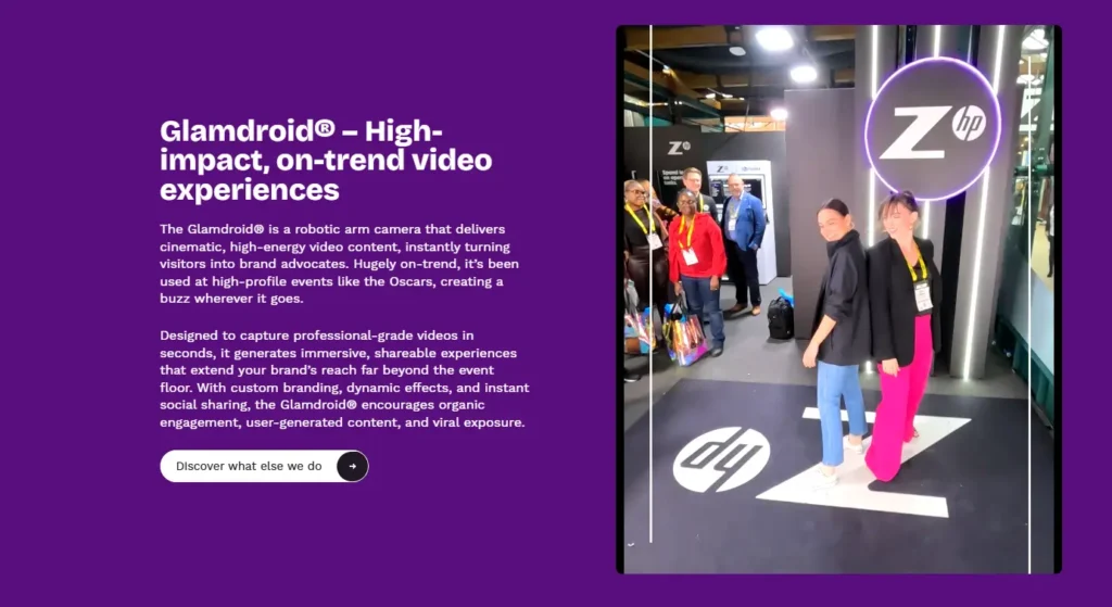 Glamdroid Video Experiences