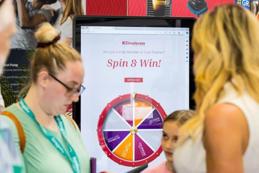 Trade show engagement through brand activation