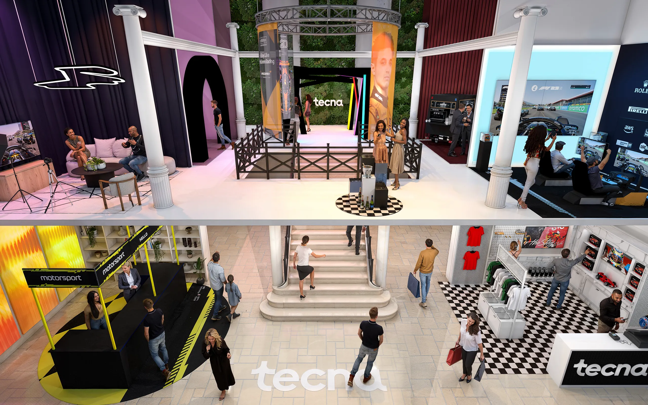 formula 1 hospitality build